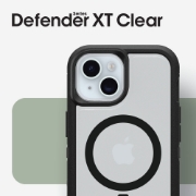 Afbeeldingen van OtterBox Defender Series XT voor iPhone 15, Dark Side (Clear / Black)