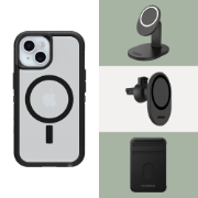 Afbeeldingen van OtterBox Defender Series XT voor iPhone 15, Dark Side (Clear / Black)