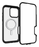 Image de OtterBox Defender Series XT Clear pour MagSafe pour Apple iPhone 16 Pro Max, Dark Side