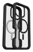 Image de OtterBox Defender Series XT Clear pour MagSafe pour Apple iPhone 16 Pro Max, Dark Side