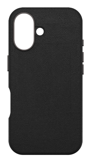 Afbeeldingen van OtterBox Symmetry Series Cactus Leather voor MagSafe voor iPhone 16, Noir Ash