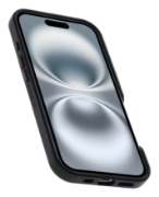 Afbeeldingen van OtterBox Symmetry Series Cactus Leather voor MagSafe voor iPhone 16, Noir Ash