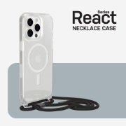 Afbeeldingen van OtterBox React Series Necklace MagSafe voor iPhone 15 Pro Max, Stardust (Clear Glitter)
