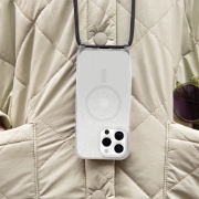 Afbeeldingen van OtterBox React Series Necklace MagSafe voor iPhone 15 Pro Max, Stardust (Clear Glitter)