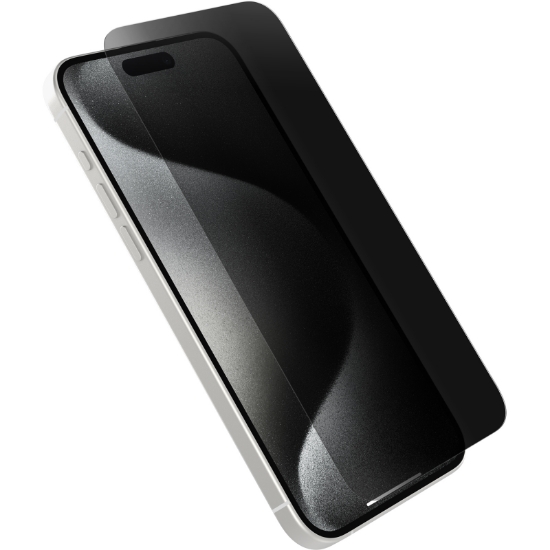 Afbeeldingen van OtterBox Premium Pro Glass Privacy Guard voor iPhone 15 Pro Max, Privacy Guard + Antimicrobial