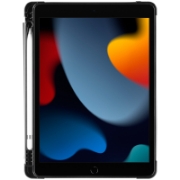 Afbeeldingen van OtterBox React Folio-hoes voor iPad 8th/9th gen, schokbestendig, valbestendig, ultradun, beschermende folio-hoes, getest volgens militaire standaard, Zwart, Geen retailverpakking