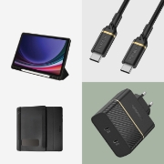 Picture of OtterBox React Folio Series Case for Galaxy Tab S9+, Black