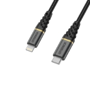 Afbeeldingen van OtterBox Premium Cable USB C-Lightning 1M USB-PD, zwart