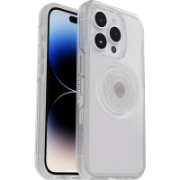Afbeeldingen van OtterBox Otter+Pop-hoesje voor iPhone 14 Pro Max, schokbestendig, valbestendig, beschermhoes met PopGrip, 3x getest volgens militaire standaard, transparant