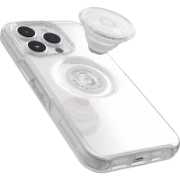 Afbeeldingen van OtterBox Otter+Pop-hoesje voor iPhone 14 Pro Max, schokbestendig, valbestendig, beschermhoes met PopGrip, 3x getest volgens militaire standaard, transparant
