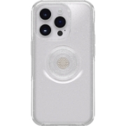 Afbeeldingen van OtterBox Otter+Pop-hoesje voor iPhone 14 Pro Max, schokbestendig, valbestendig, beschermhoes met PopGrip, 3x getest volgens militaire standaard, transparant
