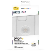 Afbeeldingen van OtterBox Otter+Pop-hoesje voor iPhone 14 Pro Max, schokbestendig, valbestendig, beschermhoes met PopGrip, 3x getest volgens militaire standaard, transparant