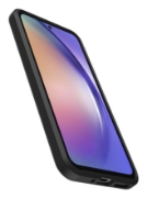 Afbeeldingen van OtterBox React-hoesje voor Galaxy A54 5G, schokbestendig, valbestendig, ultradun, beschermende, getest volgens militaire standaard, Antimicrobieel, Zwart, Geen retailverpakking