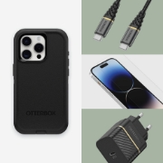 Afbeeldingen van OtterBox Defender Series voor iPhone 15 Pro, Black