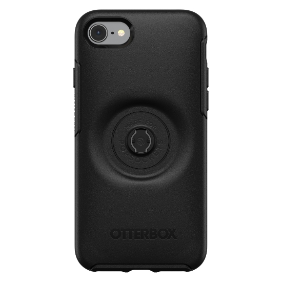 Afbeeldingen van OtterBox Otter+Pop Symmetry Series voor Apple iPhone SE (2nd gen)/8/7, zwart