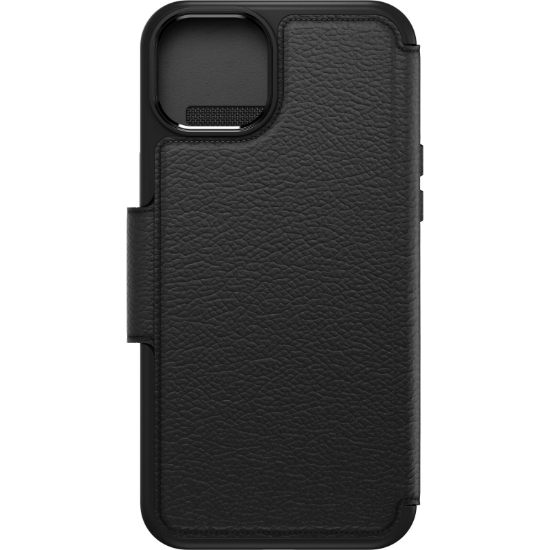 Afbeeldingen van OtterBox Strada Series Folio MagSafe voor iPhone 15 Plus, Shadow (Black)