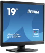Afbeeldingen van iiyama ProLite E1980D-B1 LED display 48,3 cm (19") 1280 x 1024 Pixels XGA Zwart