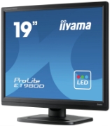 Afbeeldingen van iiyama ProLite E1980D-B1 LED display 48,3 cm (19") 1280 x 1024 Pixels XGA Zwart