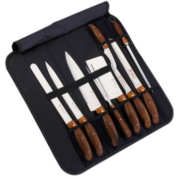 Show details for Royalty Line RL-K9C: 9-Piece Knife Set with Oxford Fabric Case Picture of Royalty Line RL-K9C: 9-Piece Knife Set with Oxford Fabric Case
