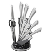 Image de Royalty Line RL-KSS600: Ensemble de couteaux 8 pièces avec bloc