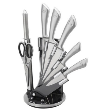 Show details for Royalty Line RL-KSS600: 8 Pieces Knife Set with Block Picture of Royalty Line RL-KSS600: 8 Pieces Knife Set with Block