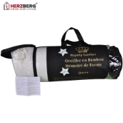Image de Royalty Comfort HG-5076BM: Oreiller de Luxe en Bambou Avec Mousse à Mémoire de Forme Ergonomique - Reine