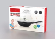 Image de Royalty Line RL-BW30M: Plaque de Cuisson au Wok avec Revêtement en Marbre - 30 cm