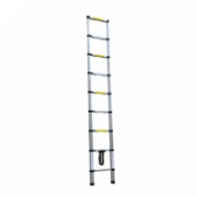 Image de Herzberg HG-5260: Echelle télescopique en aluminium avec pied antidérapant - 2.6M