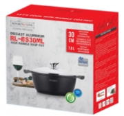 Image de Royalty Line RL-BS30M: Marmite et cocotte en marbre - 30cm
