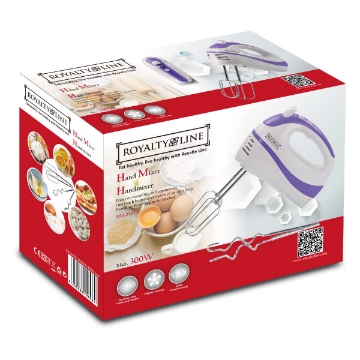 Show details for Royalty Line RL-HM250T.3: Hand Mixer - 200W Picture of Royalty Line RL-HM250T.3: Hand Mixer - 200W