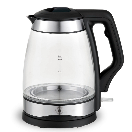 Image de Herzberg HG-5044: Bouilloire Electrique en Verre de 1.8L Avec Indicateur Lumineux à LED