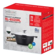 Image de Royalty Line RL-BS20M: Marmite et cocotte en marbre - 20cm