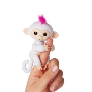 Image de Cenocco Jouet à Doigts Singe Heureux Blanc