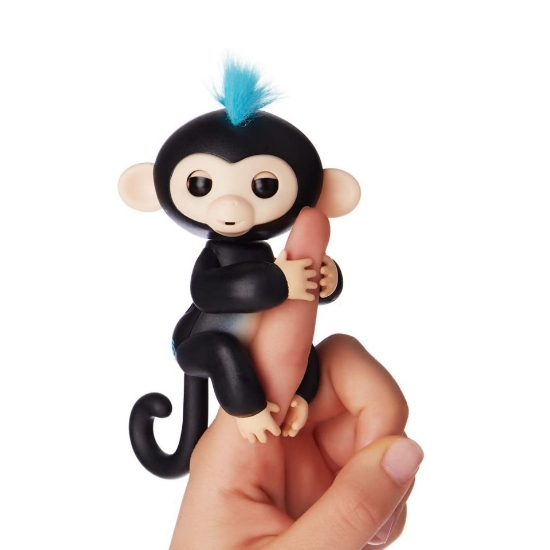 Image de Cenocco Jouet à Doigts Singe Heureux Noire