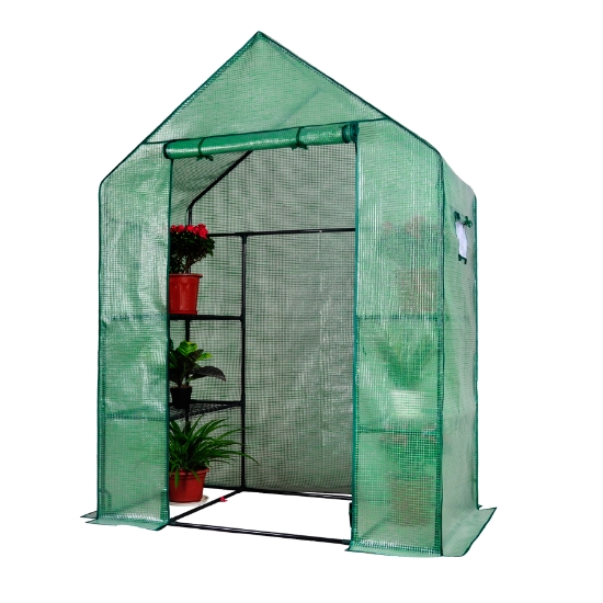 Image de Herzberg HG-8002; Walk-In Greenhouse avec fenêtres