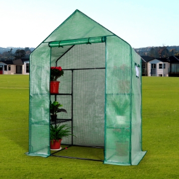 Show details for Herzberg HG-8002; Walk-In Greenhouse with Windows Picture of Herzberg HG-8002; Walk-In Greenhouse with Windows