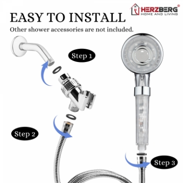 Show details for Herzberg HG-8023: Personal Showerhead - Antibacterial Activation Mineralization Ball Showerhead Picture of Herzberg HG-8023: Personal Showerhead - Antibacterial Activation Mineralization Ball Showerhead