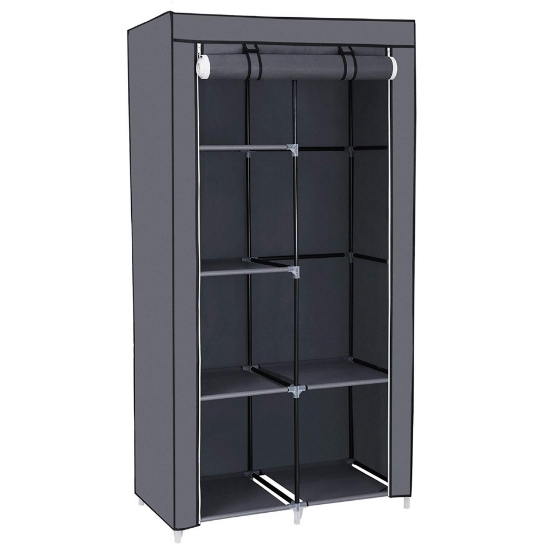 Image de Herzberg HG-8010: Armoire de rangement - Petite Gris