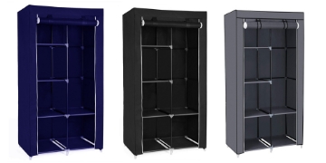 Show details for Herzberg HG-8010: Storage Wardrobe - Small Blue Picture of Herzberg HG-8010: Storage Wardrobe - Small Blue