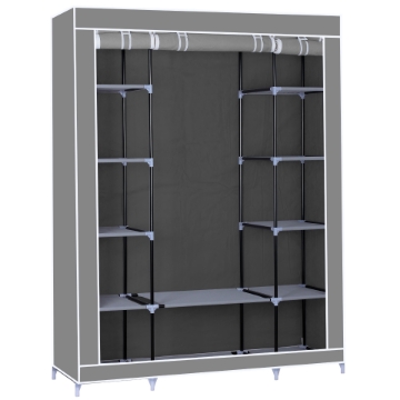 Show details for Herzberg HG-8009: Storage Wardrobe - Large Black Picture of Herzberg HG-8009: Storage Wardrobe - Large Black