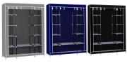 Image de Herzberg HG-8009: Armoire de rangement - Grande Gris