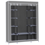 Image de Herzberg HG-8009: Armoire de rangement - Grande Gris