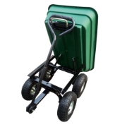 Image de Herzberg HG-8028-75: Chariot-Benne à Roues 75L
