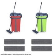 Picture of Cenocco CC-9077: Flat Mop with Bucket Green