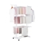 Image de Herzberg HG-8034WHT: Porte-vêtements de Déménagement - Blanche