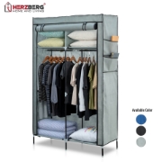 Image de Herzberg HG-8012: Armoire de Rangement Gris