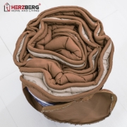 Image de Herzberg HG-2420BCO: Couette En Microfibre Bicolore - 240x200cm Bleu
