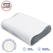 Image de Herzberg HG-6412H0: Oreiller en Mousse Viscoélastique Contour
