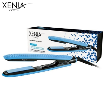 Show details for Xenia Paris JS-140207: Blue Silicone Hair Straightener Picture of Xenia Paris JS-140207: Blue Silicone Hair Straightener