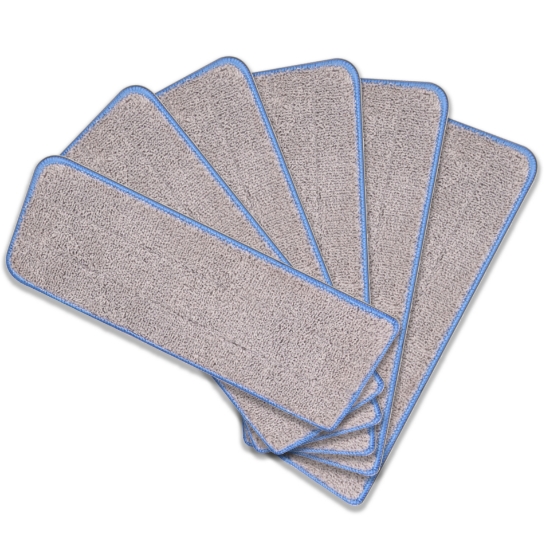 Image de Cenocco CC-MOPM6: Ensemble de 6 Tampons de Rechange pour Vadrouille en Microfibre Lavables